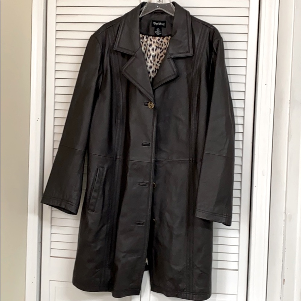 Leather Trench Coat